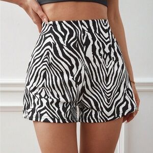 Zebra Print Shorts